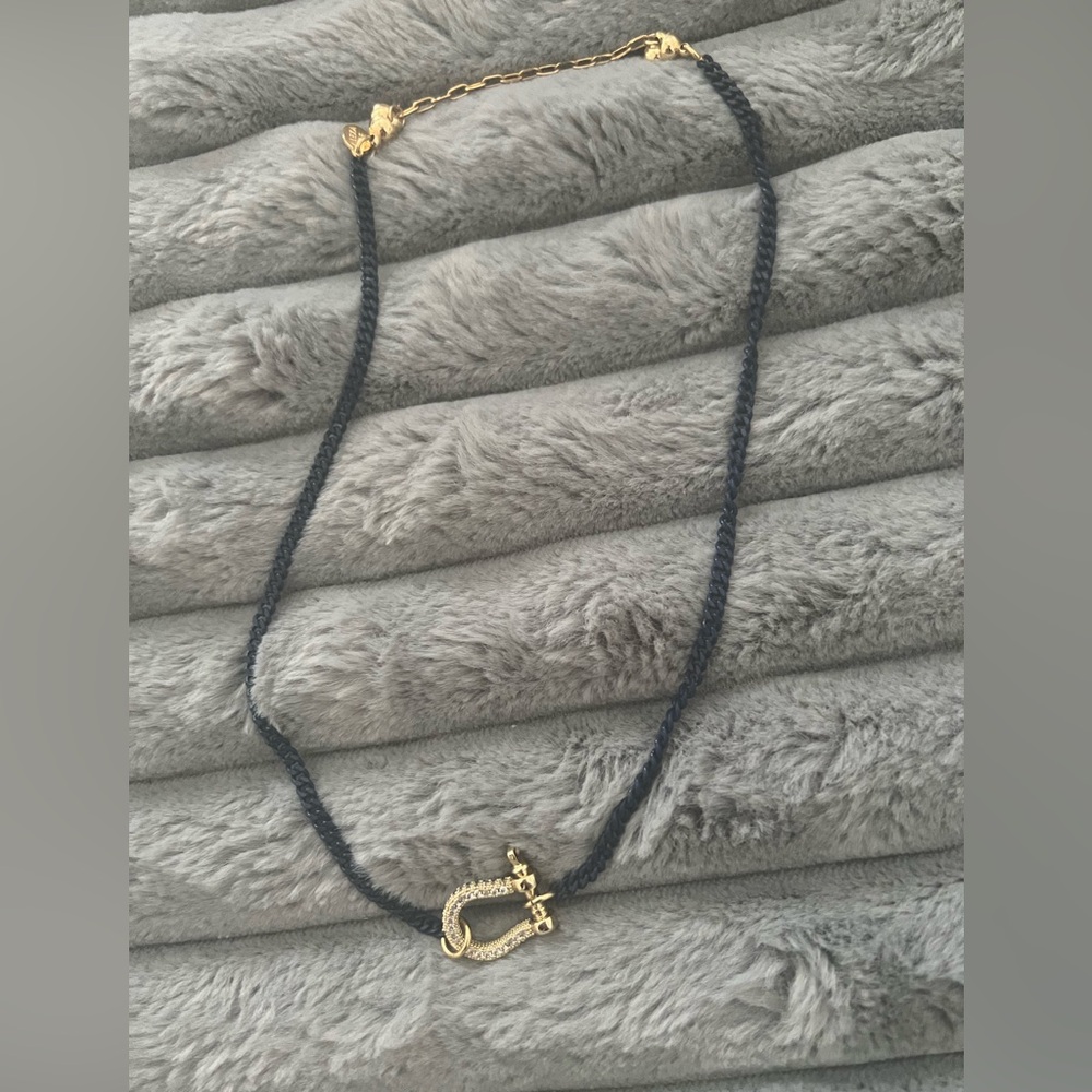 Elegant Gold and Deep Navy color Women's Necklace